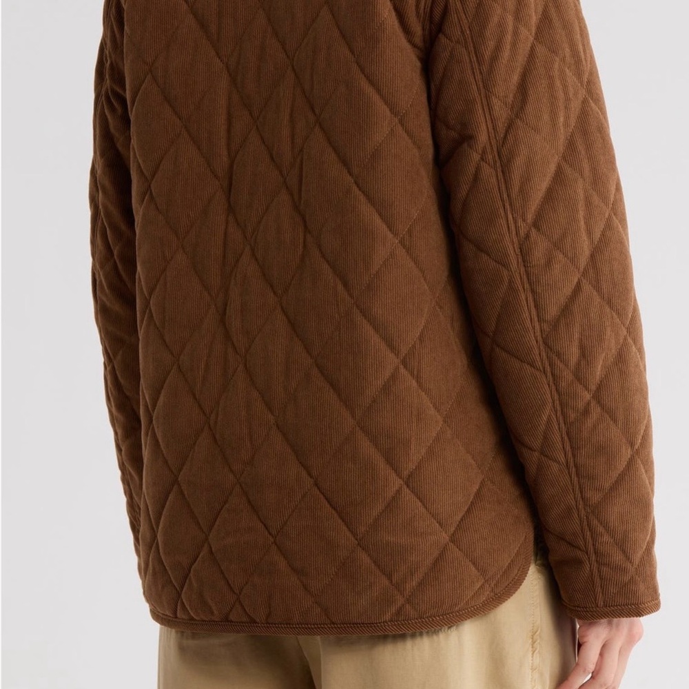 Lucky‎ Brand Women's Quilted Corduroy Barn Jacket. NWT. Size Medium - Picture 2 of 5